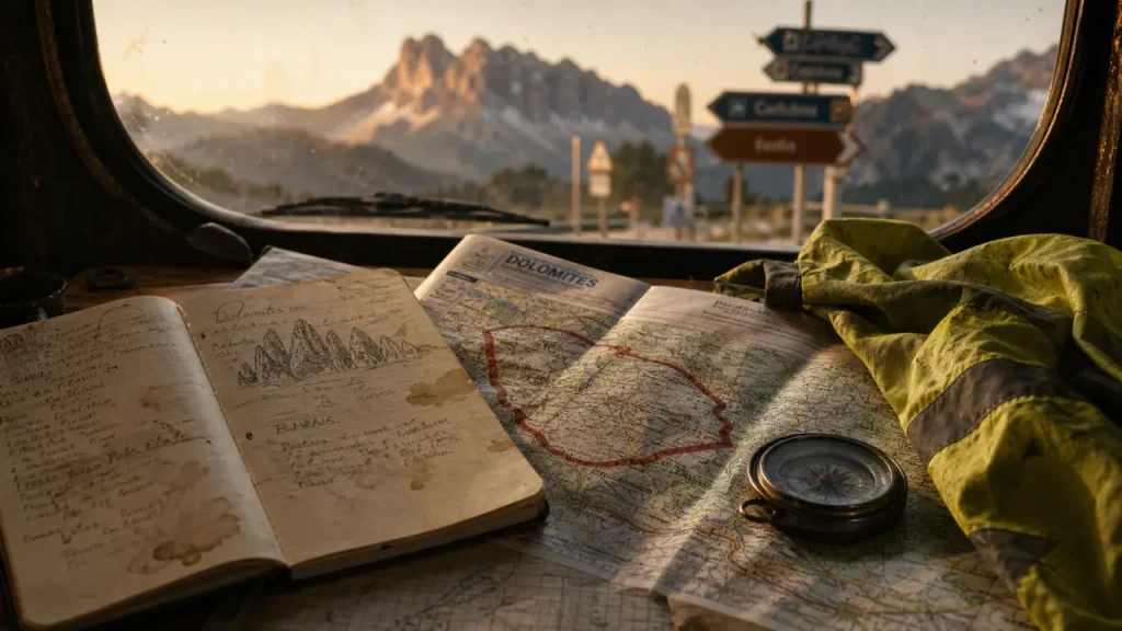 Carte road trip pour éviter les détours absurdes, Dolomites, Écosse, Sicile et Ouest américain