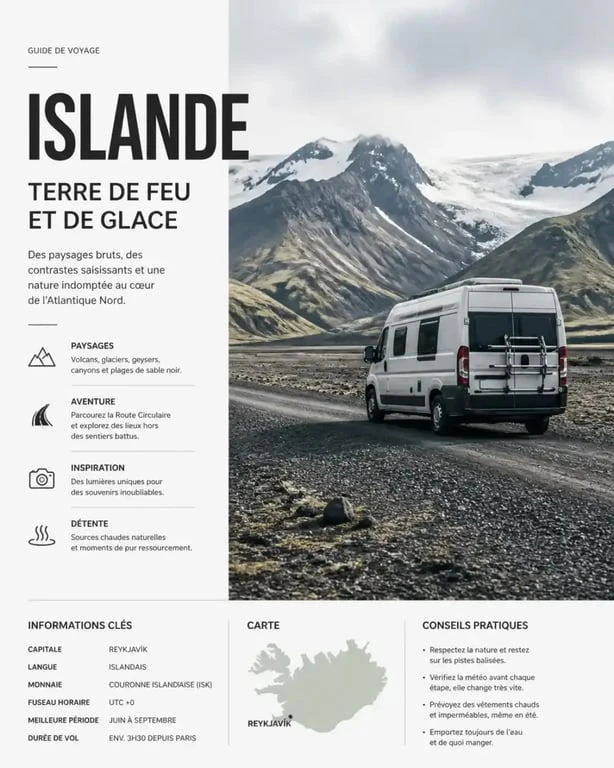 Louer un van en Islande pour explorer les paysages sauvages
