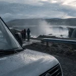 Nord islande road trip : route Akureyri vers Mývatn, vue vers Goðafoss