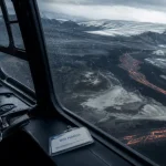 Tour hélicoptère islande : volcan, lave et glacier