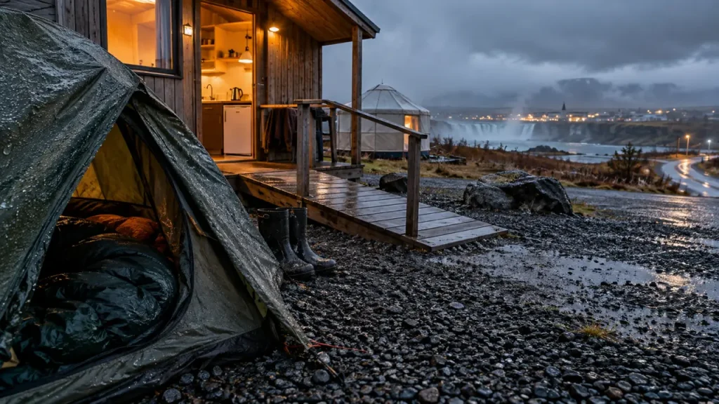 Camping à Selfoss en Islande : tente, camping-car ou glamping chauffé ?