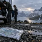 Circuit camping car Islande 14 jours : départ sur route islandaise