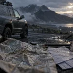 Conseil location voiture Islande : le 4x4 pas toujours utile, carte et assurance dans un coffre.