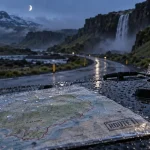 Guide voyage Islande : 4x4 sur la Route 1, carte humide et route de lave