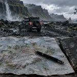 Itinéraire road trip Islande : carte et boussole