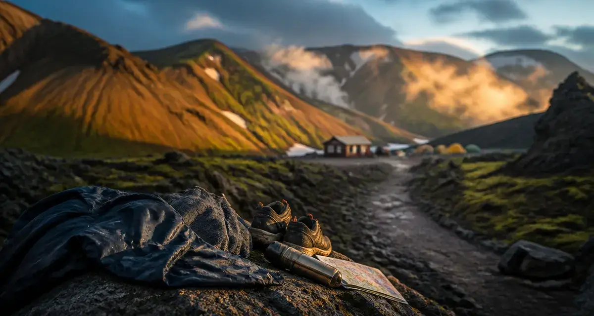 Landmannalaugar : sentier et sources chaudes