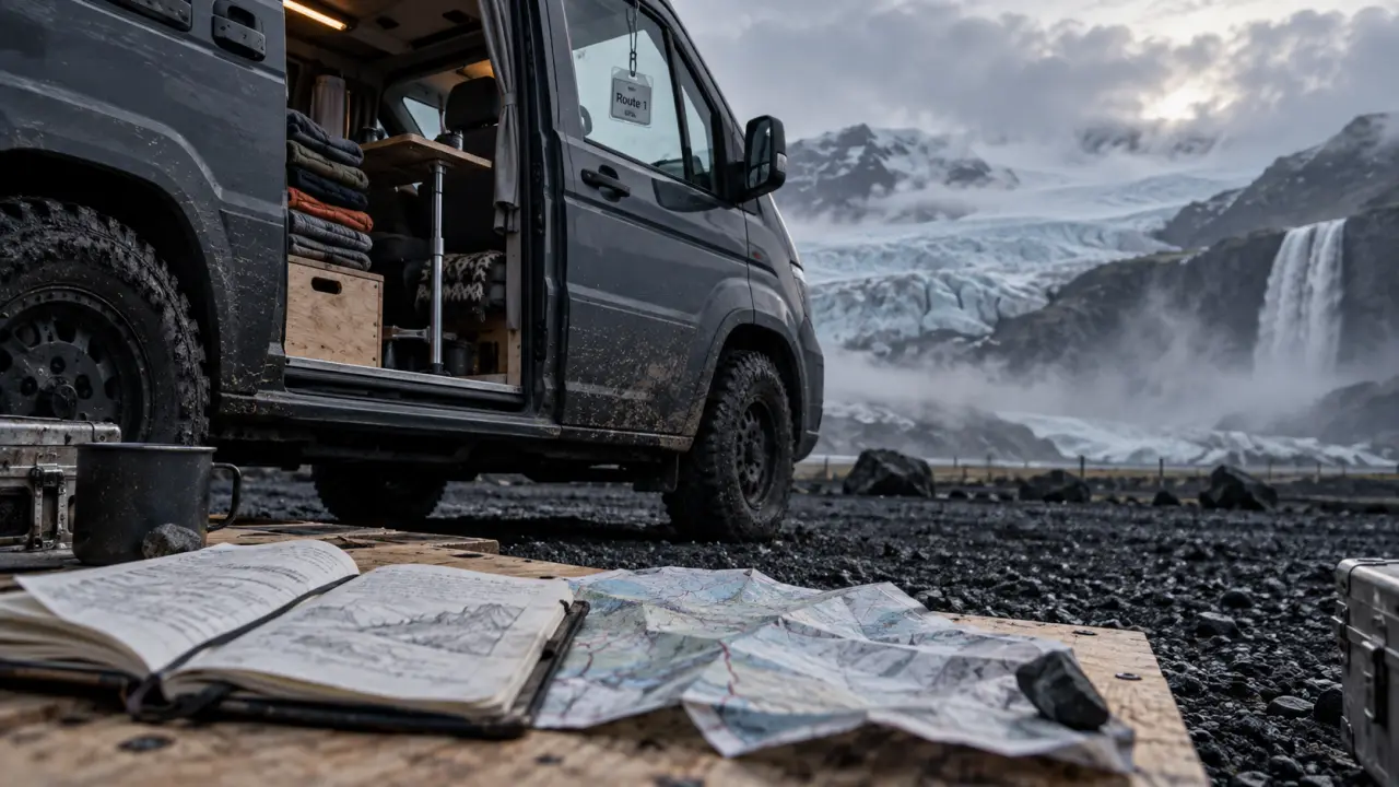Location camping car Islande entre particuliers sur la Route 1