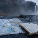 Voyage sur mesure Islande : carte et 4x4 sur route en saison