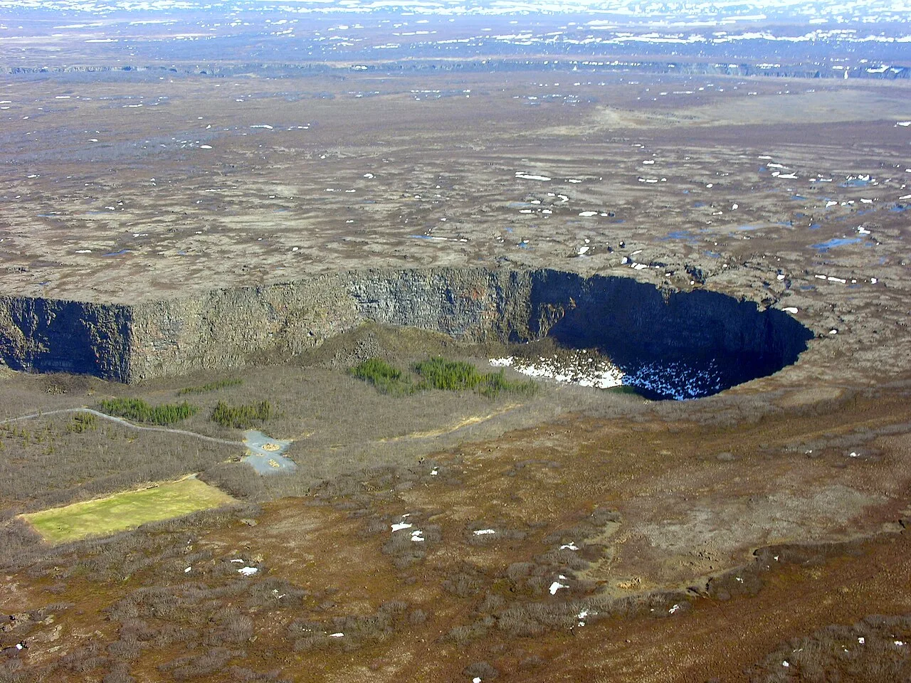 Paysage d’Ásbyrgi