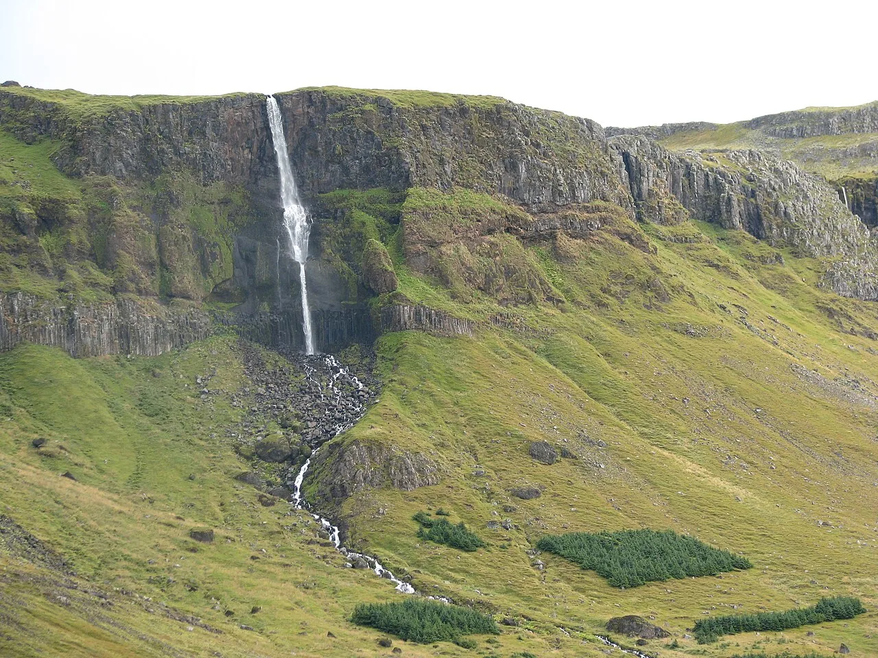 Paysage de Bjarnarfoss