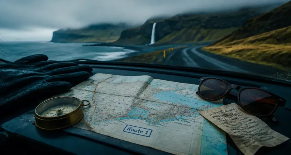 Comment organiser son voyage en islande : itinéraire sur carte avant la voiture
