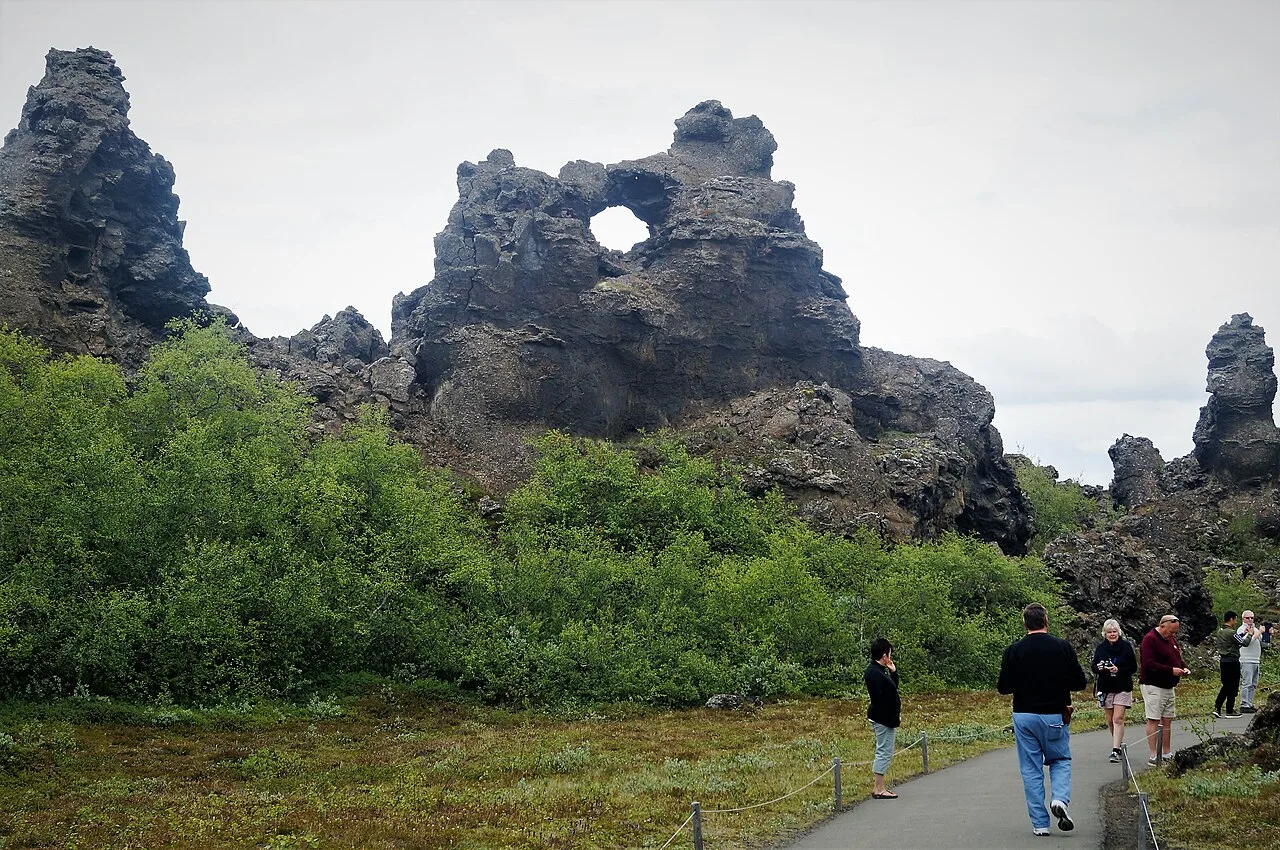 Paysage de Dimmuborgir
