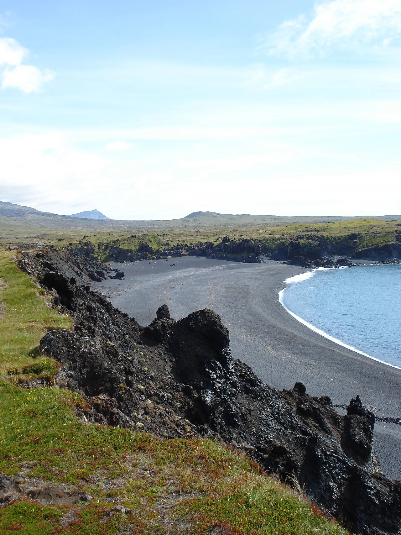 Paysage de Djúpalónssandur