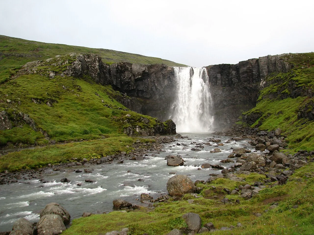 Paysage de Gufufoss