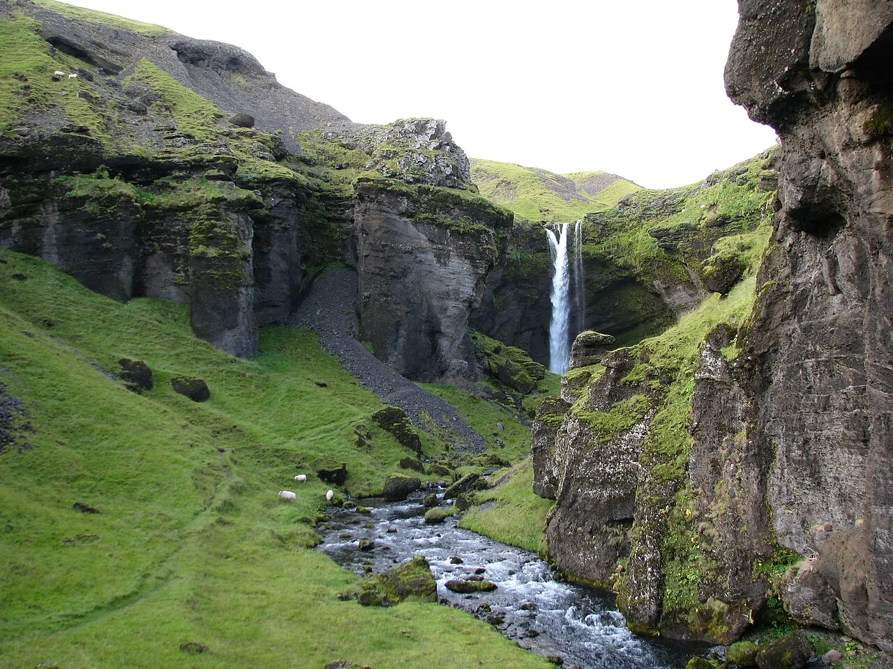 Paysage de Kvernufoss