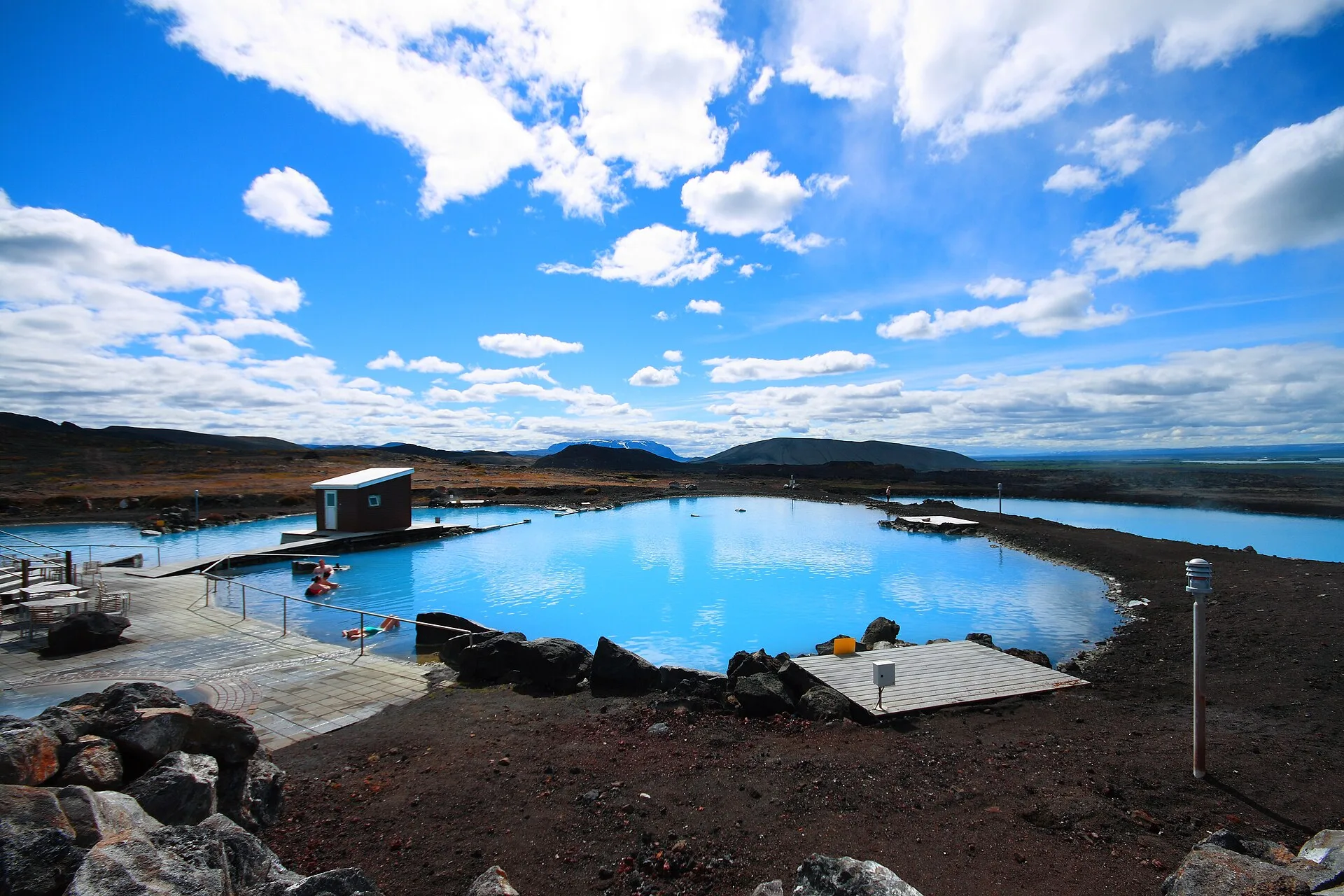 Lagon géothermal des bains de Mývatn