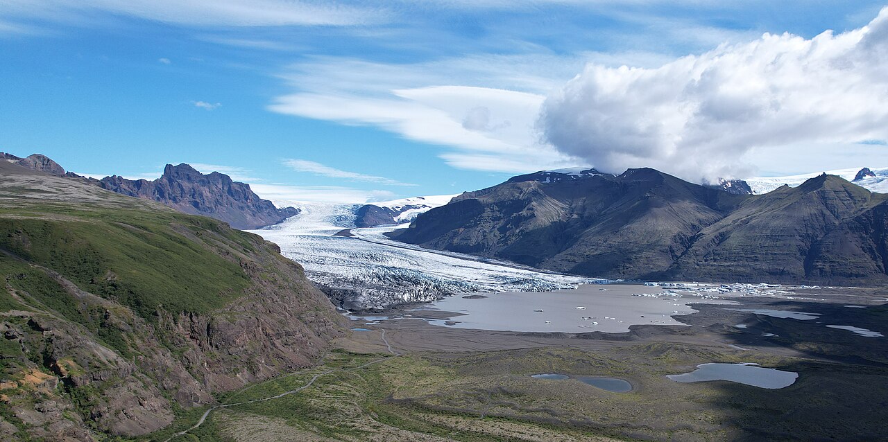 Paysage de Skaftafellsjökull