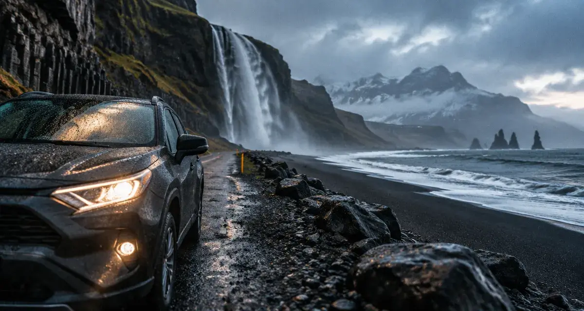 Voyage 4 jours Islande : route côtière et sable noir