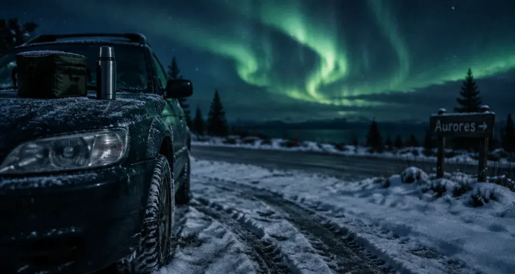 Voyage en Islande aurore boréale pas cher : voiture, nuit et aurores vertes